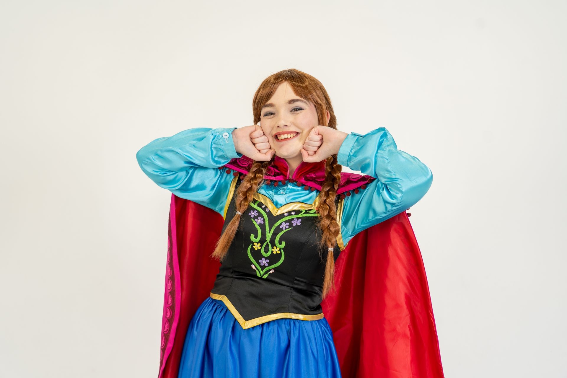 Book Anna for a Frozen princess kids party