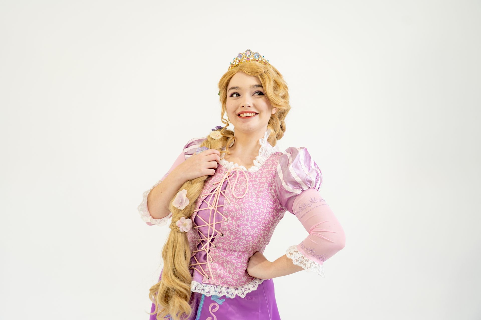 Book Rapunzel for a princess kids party
